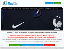 Tablet Screenshot of musiclic.com
